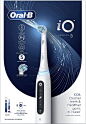 Oral-B iO5 电动牙刷采用革命性 iO 技术，1 个牙刷头和旅行盒，5 种牙齿美白模式，英国 2 针插头，白色-健康与个人护理-亚马逊中国