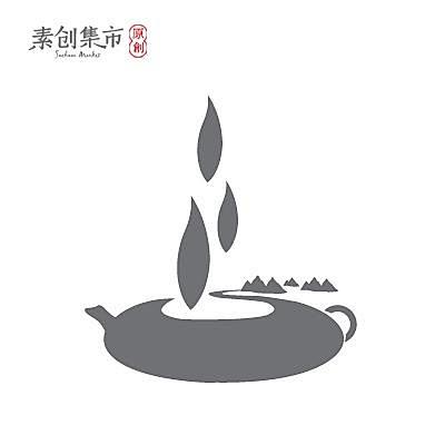 茶意境茶文化茶元素茶图形素材（AI矢量文...