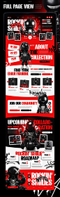 ROCKINʼ SMILES / NFT WEBSITE / Landing Page - Yaryna Vorona