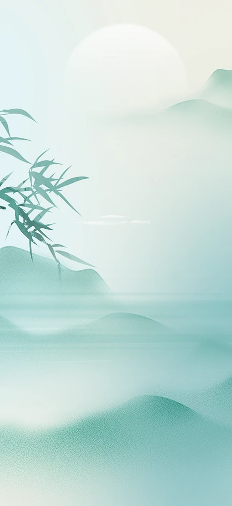 水墨风清明节背景素材海报-花瓣网
