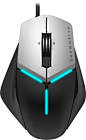 Alienware - Elite USB Optical Gaming Mouse - Black/silver