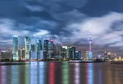 背景,都市风景,都市风光,户外,建筑_gic15060408_北外滩夜景_创意图片_Getty Images China