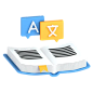 Dictionary 3D Icon