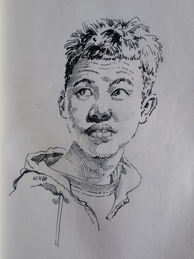 钢笔画