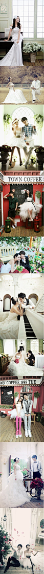 日系韩风结婚照，时尚，个性，可爱~~http://t.cn/aRg6No