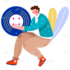 胖头娃娃鱼采集到插画人物造型参考