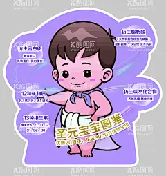异形底图 海报  - 源文件下载【酷图网】异形底图,海报,异形海报,异形手举牌,异形牌,圣元宝宝图鉴