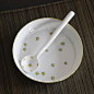 【雅集堂】全手工制可爱小盘子餐具小果盘茶点碟 小熊星星和粉鸟 原创 设计 新款 2013