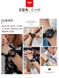 正品卡西欧手表男g-shock防水运动手表gshock男表黑金GA-110GB-1A-tmall.com天猫