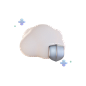 云系统保护技术信息3D图标 cloud system protecttion technology information icon