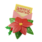 Christmas Card  3D Icon
