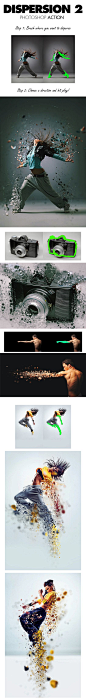 6-Dispersion 2 Photoshop Action: 