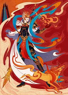 腾讯王者荣耀手游年画海报 | ♂雪鱼♀ - 原创作品 - 涂鸦王国插画