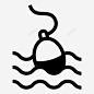 钓鱼标记钓鱼线标记波浪图标 钓鱼线标记 icon 标识 标志 UI图标 设计图片 免费下载 页面网页 平面电商 创意素材