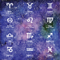 天空,背景,十二宫图,天秤座,星座,双子座,室女座,蝎子,白羊座,双鱼座