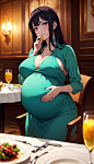 #おなか 人妻練習1 高級レストラン料理山盛りコスプレ人妻 ウマ娘で見慣れた#おなか 202424pixiv今日のお題#おなか (11) httpst