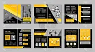 几何形状,模板,小册子,极简构图,创造力,书页,平坦的,室内,设计