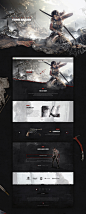 Rise Of The Tomb Raider Website : Rise Of The Tomb Raider New website Re-Design.