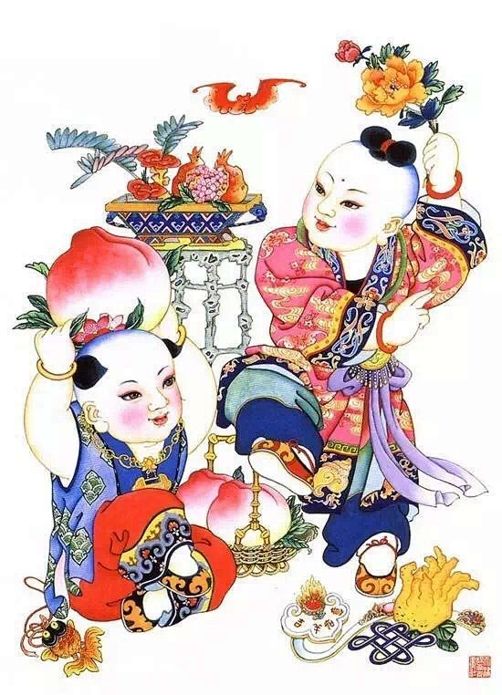 百子千孙图真是太罕见