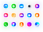 Summary of Huawei theme icon design icon design ui