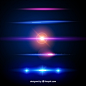 Dividers collection with light effect
