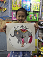 #儿童画##少儿美术# 第二课，盲人摸象 2深圳·宏发大世界购物广场 ​​​​