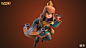 Clash of Clans - Hero Skin - Rogue Queen, Ocellus - Art & Production Services : Supercell art team : Art direction and Concept
Ocellus Art team : Sculpt, lookdev, rig, posing, lighting and lowpoly model

----------------------------- 

Ocellus team:
L