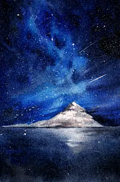 绘制最美夜空 手绘系列星空手机壁纸