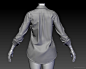 Sonia_shirt, sulhwa hong : I created a T-shirt using a Marvelous Designer and zbrush.