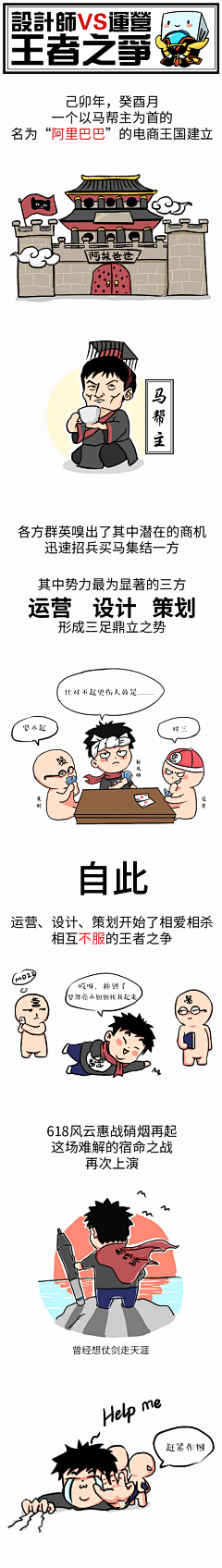 阿野super采集到卡通_四格漫画