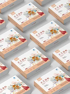 灵芝包装设计-包装设计-食品包装设计-国潮插画包装平面设计