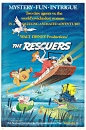 The Rescuers Movie Poster