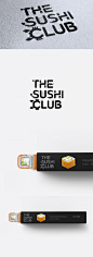 The sushi club logo设计欣赏 设计圈 展示 设计时代网-Powered by thinkdo3