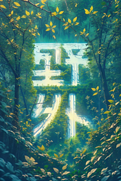語生年崋采集到07AI造字工房