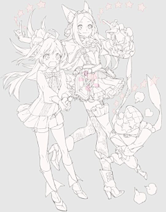 花花00号采集到原画设计线稿