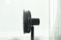 Stand Fan : There are full of many things in our daily space. Among a lot of things, we designed a beautiful fan to comfort us.Through the wings spread out with a natural curve on the fan cover, we added usability and refined sensibility.With its simple m