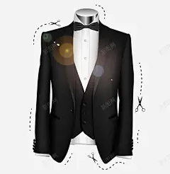 黑色新郎西服 元素 免抠png 设计图片 免费下载 页面网页 平面电商 创意素材