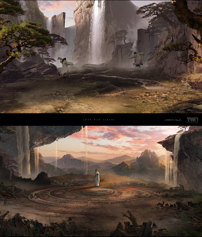 Love O2O scenery concept-花瓣网