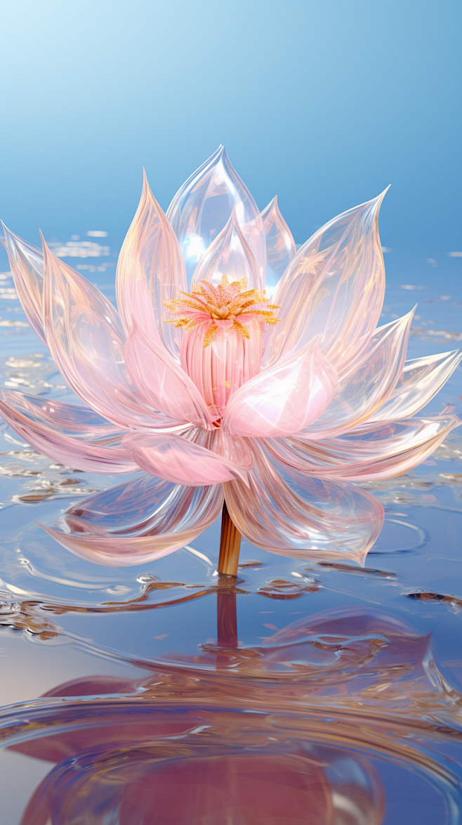 a_pink_crystal_lotus...