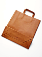 Antiatoms - Leather Shopping Bag: 