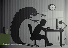 万圣节恐怖元素背景矢量图片素材