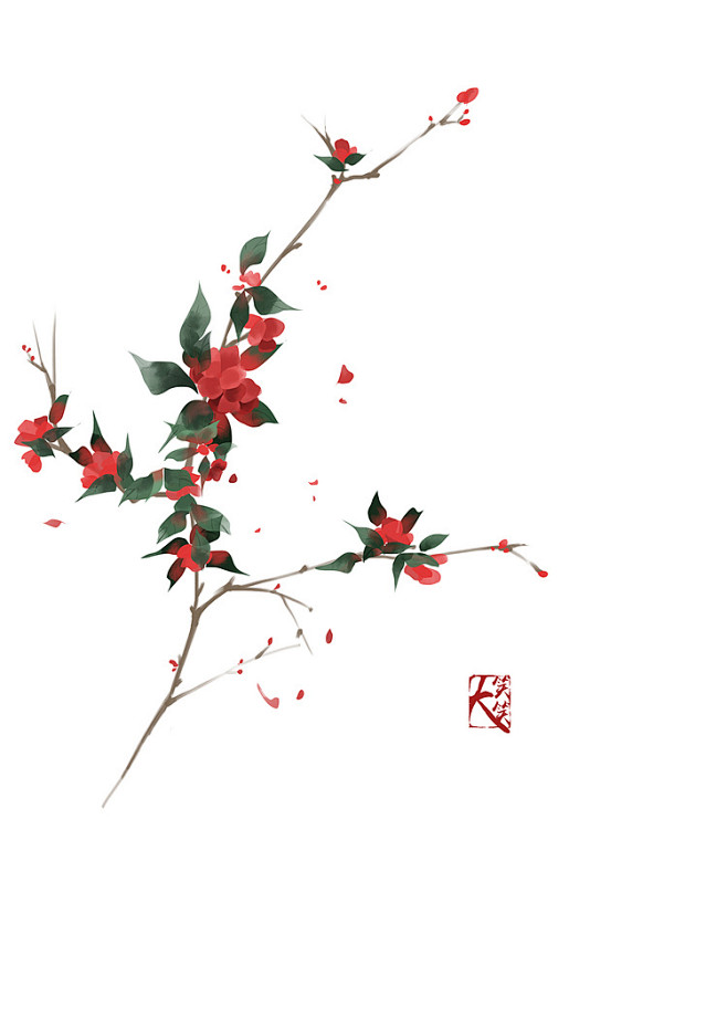 花卉 | 大笑笑 - 原创作品 - 涂鸦...