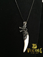 Viking Wolf Fang Necklace: 