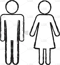 人,男人,女人,计算机图标,设计师,男孩,概念,图像,卫生间,矢量