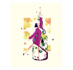 ILLUSTRATION  Character design  graphic design  Digital Art  artwork digital illustration vector brand identity france Champagne