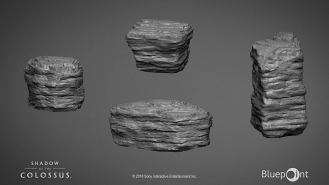 Shadow of the Colossus - Rock Sculpts, Matthew Via : I created the ...