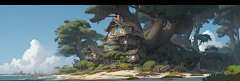 madcartoons采集到动画场景素材
