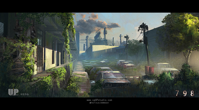 UP studio-影视概念设计-CG场景设计-影视美术-气氛图-插画-原画-学生作品-年代戏现代戏古装戏科幻戏内外景，交流群：174125739