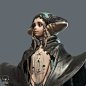 Emily the Assassin, Mido Lai : The model is sculpted in Zbrush, and retopo in Maya. Textures are baked in Marmoset and painted with Substance Painter and Mari.
The render is done in both Marmoset and Substance Painter
Concept by Kyoung Hwan Kim(Tahra) : h