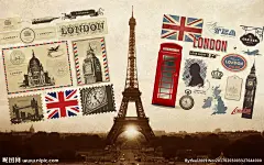 复古欧洲印象背景墙设计图__室内设计_环境设计_设计图库_昵图网nipic.com